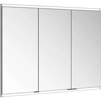 Zrcadlo Keuco - Zrcadlová skříňka s LED osvětlením, 100x70x12 cm, hliník 800310131100200