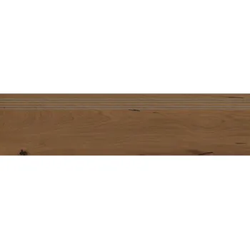 Dlažba RAKO Bricola - Schodovka/Tvarovka tmavě hnědá 30x120 DCPVD852