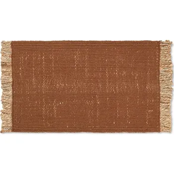 Koberec Koberec ferm LIVING Block Mat 1104264787 hnědá 88X