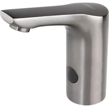 Vodovodní baterie Sanela - Elektronický umyvadlový ventil, síťové napájení, metal grey matt SLU 62HX