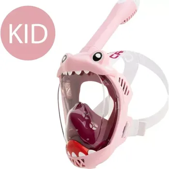 Potápěčská maska Cressi Celoobličejová šnorchlovací maska pro děti KIDDY FULL FACE MASK (pro děti od 5 do 12 let) Růžová / transparent