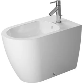 Bidet Duravit ME by Starck - Stojící bidet 370x600 mm, otvor pro baterii, WonderGliss, matná bílá 22891032001