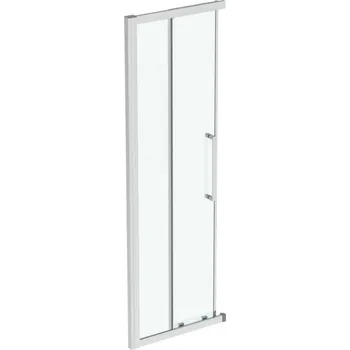 Sprchové dveře Ideal Standard i.Life - Posuvné sprchové dveře, dvoudílné, 70 cm, silver bright/čiré sklo T4854EO