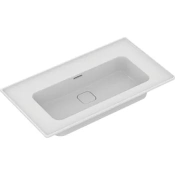 Umyvadlo Ideal Standard Strada II - Nábytkové umyvadlo 84x46 cm, bez otvoru pro baterii, s Ideal Plus, bílá T3634MA