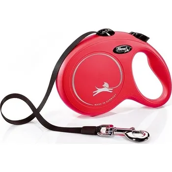 Vodítko pro psa Vodítko Flexi Classic L pásek 5m/50kg červené