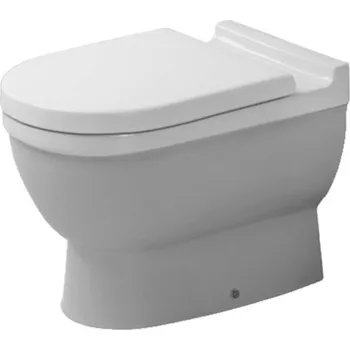 Klozet Duravit Starck 3 - Stojící WC, zadní odpad, s HygieneGlaze, alpská bílá 0124092000