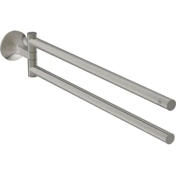 Držák na ručník Ideal Standard La Dolce Vita - Dvojitý držák ručníků, Silver Storm T5505GN