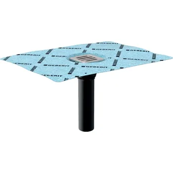 Odvodňovací žlab Geberit Příslušenství - Podlahová vpusť, d 5 cm, nerez 154.053.00.1