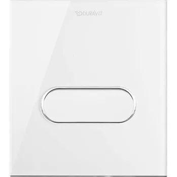 Splachovací tlačítko Duravit DuraSystem - Ovládání splachování pisoáru, bílé sklo WD5005012000