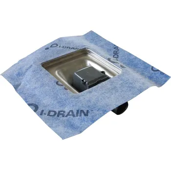 Odvodňovací žlab I-Drain Square - Nerezová podlahová vpusť Linear, 15x15 cm ID4MSQ0150