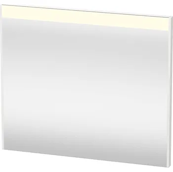 Zrcadlo Duravit Brioso - Zrcadlo s LED osvětlením 70x82x5 cm, lesklá bílá BR7002022220000
