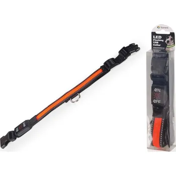 Tommi LED obojek dobíjecí oranžový, M