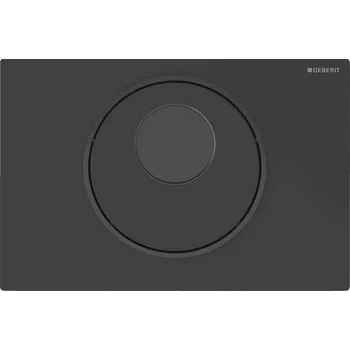 Klozet Geberit Sigma10 - Elektronické ovládání splachování, bateriové napájení, easy to clean, matná černá 115.891.16.6