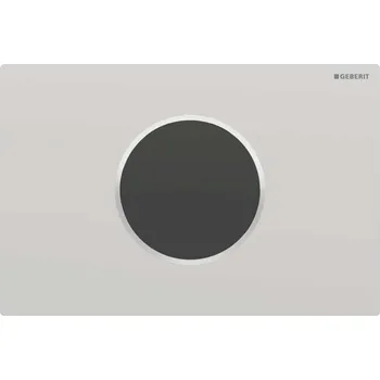 Splachovací tlačítko Geberit Sigma10 - Elektronické ovládání splachování, bateriové napájení, easy to clean, matný chrom 115.908.JQ.6
