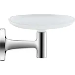 Duravit Starck T - Mýdlenka s držákem, chrom/mléčné sklo 0099331000