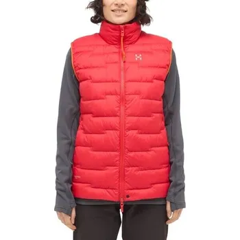 Pánská vesta Dámská vesta Haglöfs Roc Flash Down velikost S červená