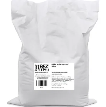 Rýže Život bez lepku Rýže kulatozrnná 5 kg