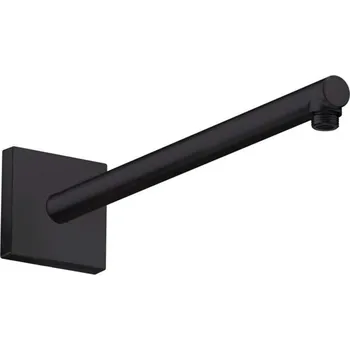 Tyč na sprchový závěs Axor Sprchový program - Sprchové rameno, 39 cm, matná černá 26436670