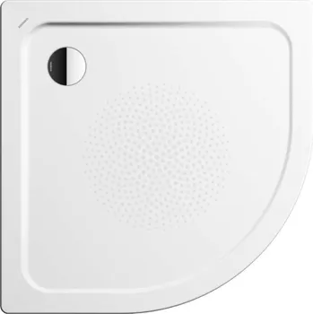 Sprchová vanička Kaldewei Ambiente - Čtvrtkruhová sprchová vanička Arrondo 870-1, 90x90 cm, antislip, Perl-Effekt, bez polystyrénového nosiče, bílá 460030003001