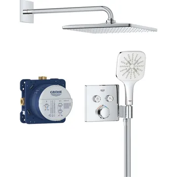 Grohe Precision SmartControl - Sprchový set s termostatem pod omítku, 31x31 cm, 3 proudy, chrom 34876000