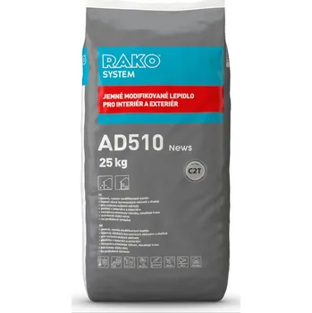 Stavebniny RAKO AD510 News - Jemné cementové lepidlo 25kg, B.AD510.R025