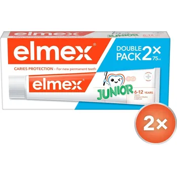 Zubní kartáček ELMEX Junior Caries Protection Duopack 2x 75 ml