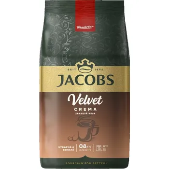 Káva Jacobs Velvet Crema Zrnková káva 1kg