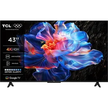 Elektronika TCL 43P61K SMART TV 43" LED/4K UHD/Direct LED/3xHDMI/1xUSB/LAN/GoogleTV POŠKOZENÁ KRABICE