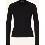 Armani Exchange Dlouhé Rukávy S Třpytivou Přízí, černá