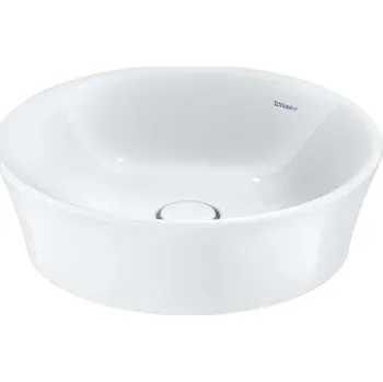 Umyvadlo Duravit White Tulip - Umyvadlo, průměr 50 cm, bez otvoru pro baterii, bílá 2365500070