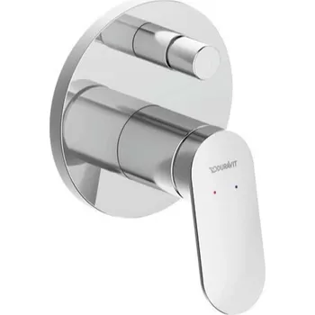 Vodovodní baterie Duravit Wave - Baterie pod omítku, pro 2 spotřebiče, s tělesem, chrom WA4210008010