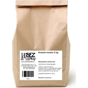 Mouka Život bez lepku Ovesná mouka hladká 2 kg