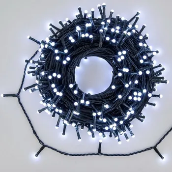 Vánoční světelný řetěz Xmasking Vánoční řetěz 25 m 500 LED studená bílá