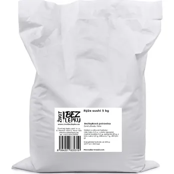 Rýže Život bez lepku Rýže sushi 5 kg