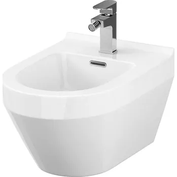 Cersanit Crea - Závěsný bidet, otvor pro baterii, bílá K114-009