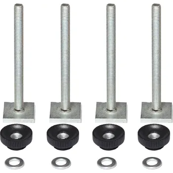 Nosič lyží Hakr T-adaptér pro zvyšovací podložky nosiče lyží 6 x 80 mm 4 ks