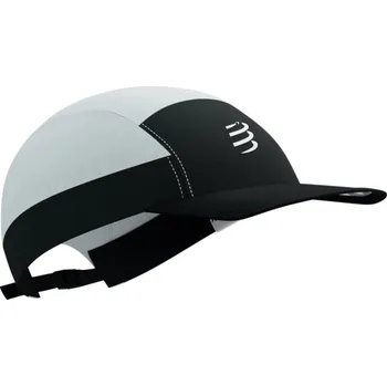 Módní doplněk Compressport kšiltovka 5 Panel Light Cap 2025 - černá/bílá