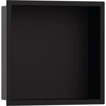 Koupelnový nábytek Hansgrohe XtraStoris Original - Výklenek do stěny s rámem, 30x30x7 cm, matná černá 56093670