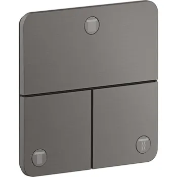 Vodovodní baterie Axor ShowerSelect ID - Ventil pod omítku pro 3 spotřebiče, kartáčovaný černý chrom 36781340