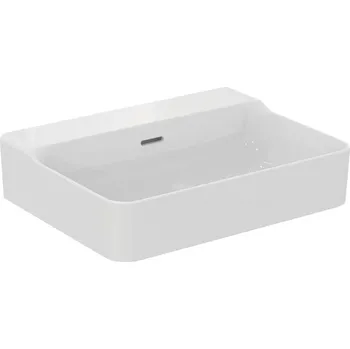Ideal Standard Conca Ceram - Umyvadlo na desku 60x45 cm, s přepadem, bez otvoru pro baterii, bílá T382201