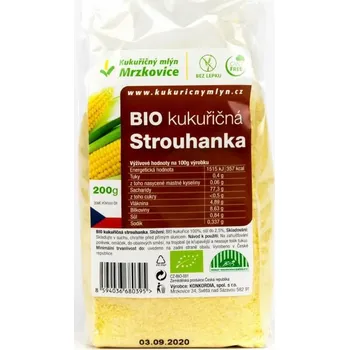 Kukuřičný mlýn BIO kukuřičná strouhanka 200 g