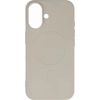 Hurtel Silikonový kryt s MagSafe pro Samsung Galaxy A56 5G - béžový