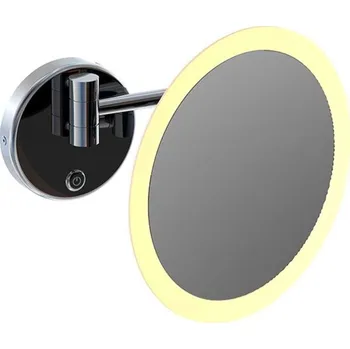 Zrcadlo Steinberg 650 - Kosmetické nástěnné zrcátko s LED osvětlením, chrom 650 9030