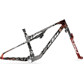 rám kola Rámový set KTM SCARP EVO3 29" 2026 Carbon/white/orange Barva: Bílá, Velikost: L Rámový set 29" XC Carbon s elektronickým odpružením RockShox Flight Attendant