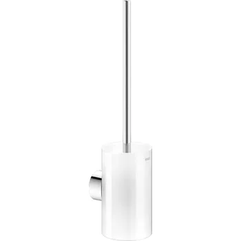 WC štětka Keuco Reva - WC štětka nástěnná s držákem, matné sklo/chrom 12864019000