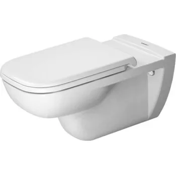 Klozet Duravit D-Code - Závěsné WC, bezbariérové, s HygieneGlaze, bílá 22280920002