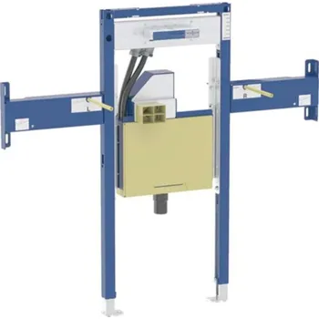 Geberit Duofix - Předstěnová instalace pro umyvadlo Geberit ONE 120 cm, pro nástěnnou armaturu ONE, podomítkový sifon a prvek Clou, částečně vysoká 111.094.00.2