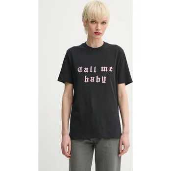 Pánské tričko Bavlněné tričko ZADIG&VOLTAIRE JWTS02804.11 černá 99X, vel. S