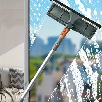 Stěrka na okno Teleskopický okenní čistič 2v1 163 cm
