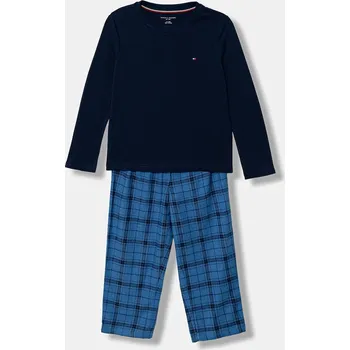 Dámské pyžamo Dětské bavlněné pyžamo Tommy Hilfiger UB0UB00587.9BYA námořnická modř 59X, vel. 104-110